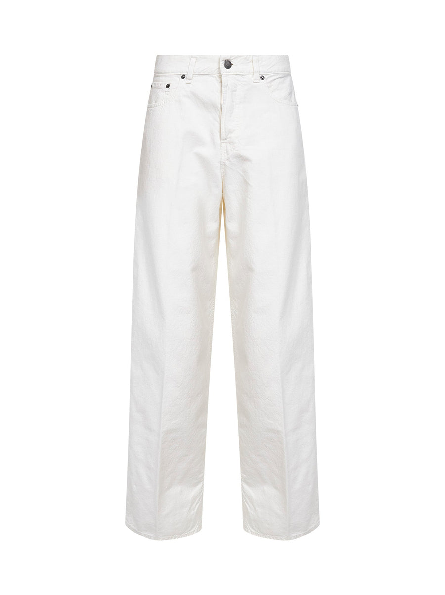 Jeans Bethany Boyfriend Off White Cotton-Linen
