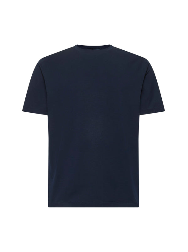 T-Shirt Superfine Cotton Stretch Blue T-shirts