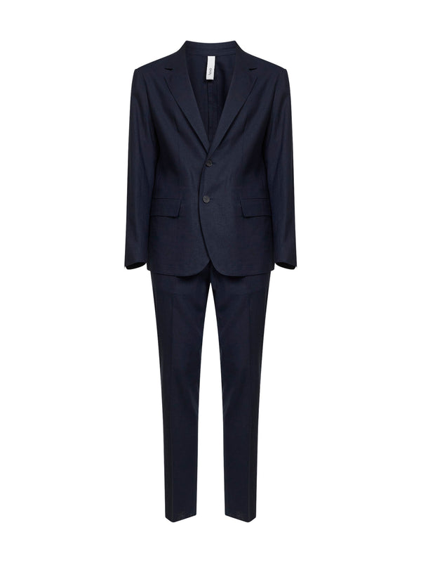 Suit Galatina Blue Linen Suits