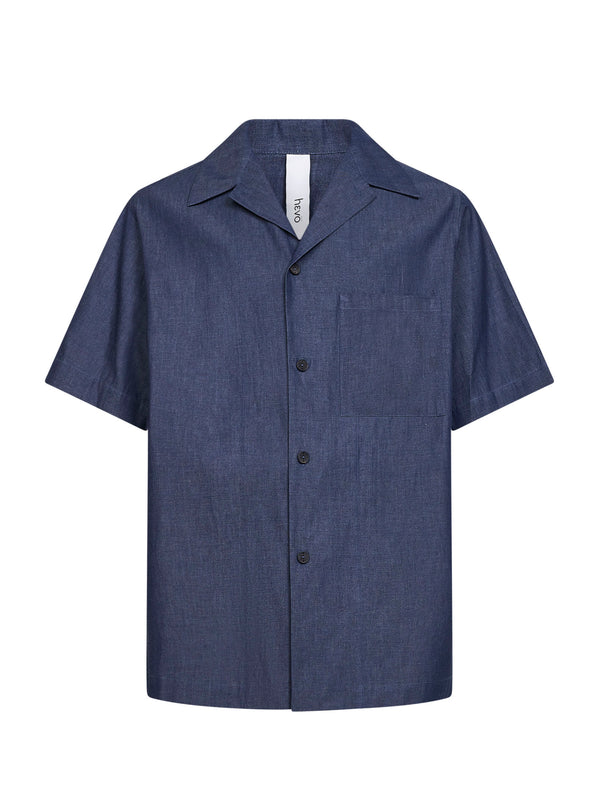 Overshirt Novoli Blue Cotton Shirt