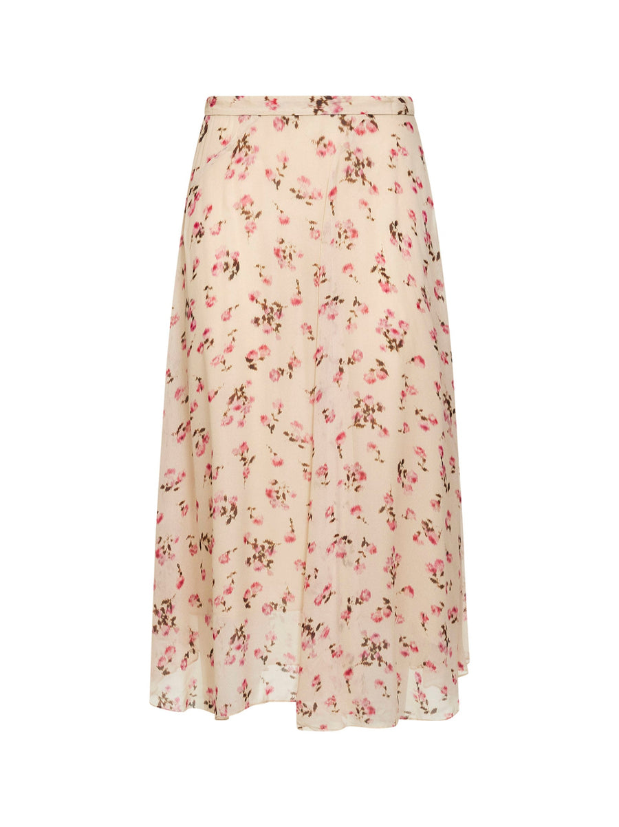 Skirt Lycia Muslin Beige Viscose