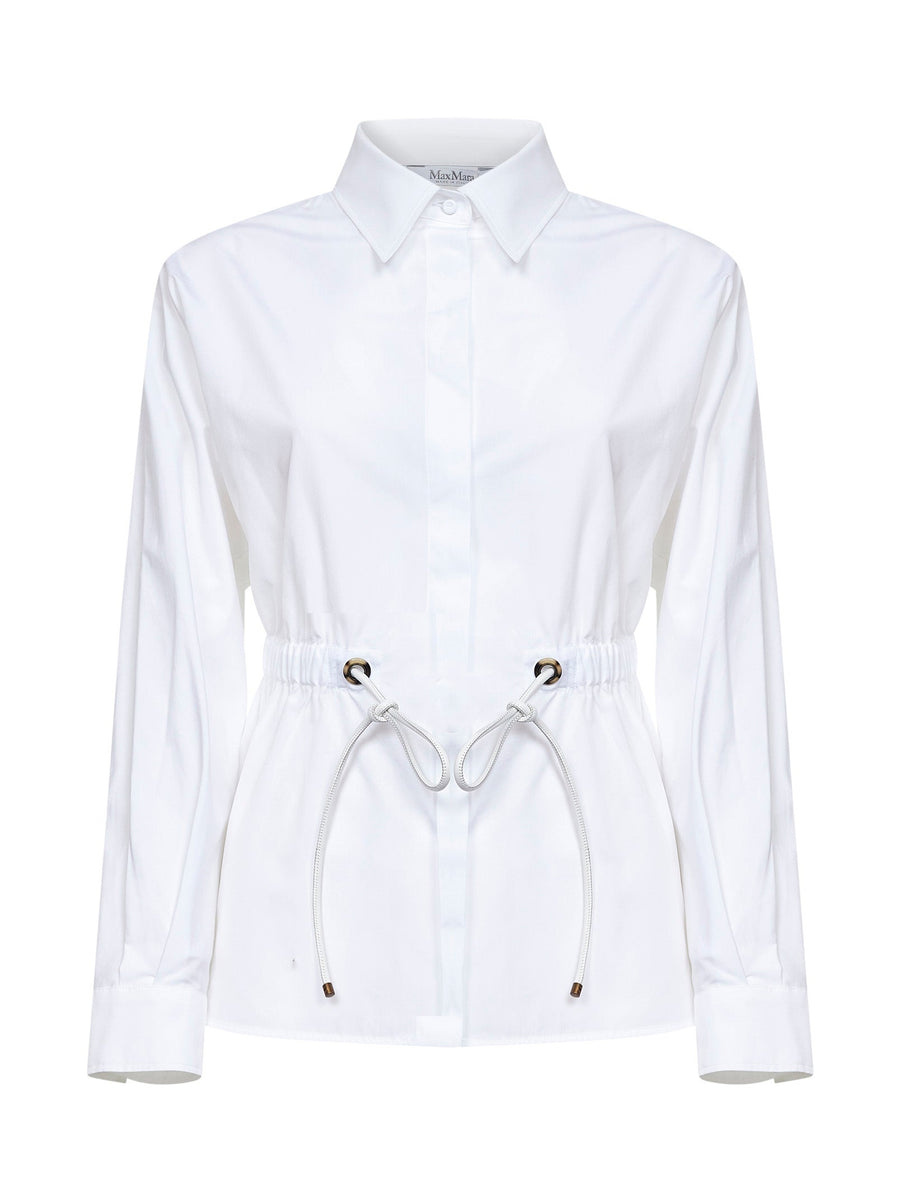 Shirt Mxmtazzina White Cotton Poplin