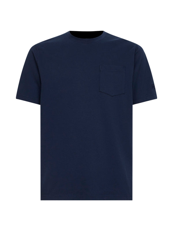 T-Shirt Bakewell Navy Blue Cotton Piqué T-shirts