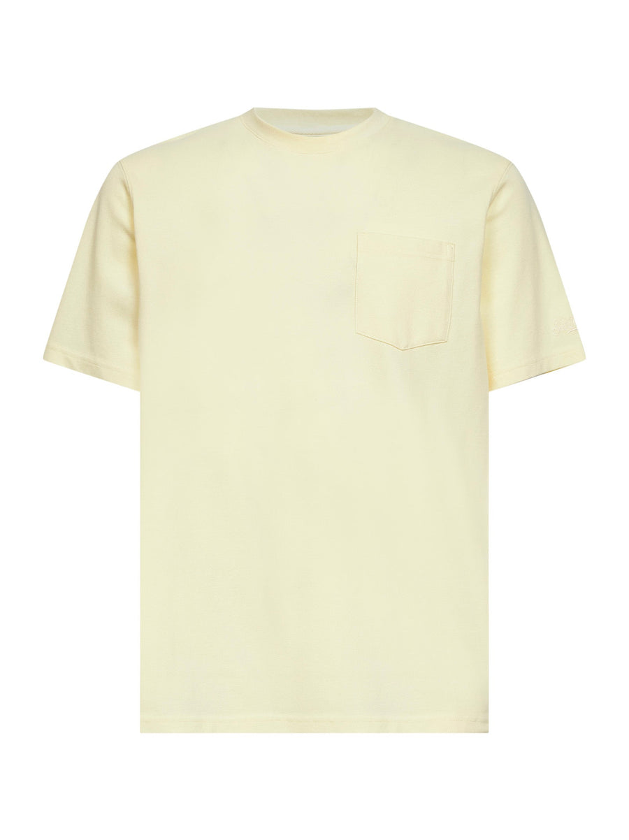 Pique T-Shirt Bakewell Butter Yellow Cotton T-shirts