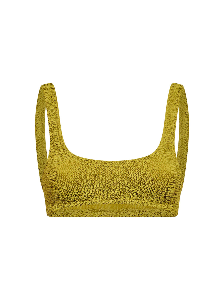 Bralette Bikini Top Naima Green Polyamide Swimwear