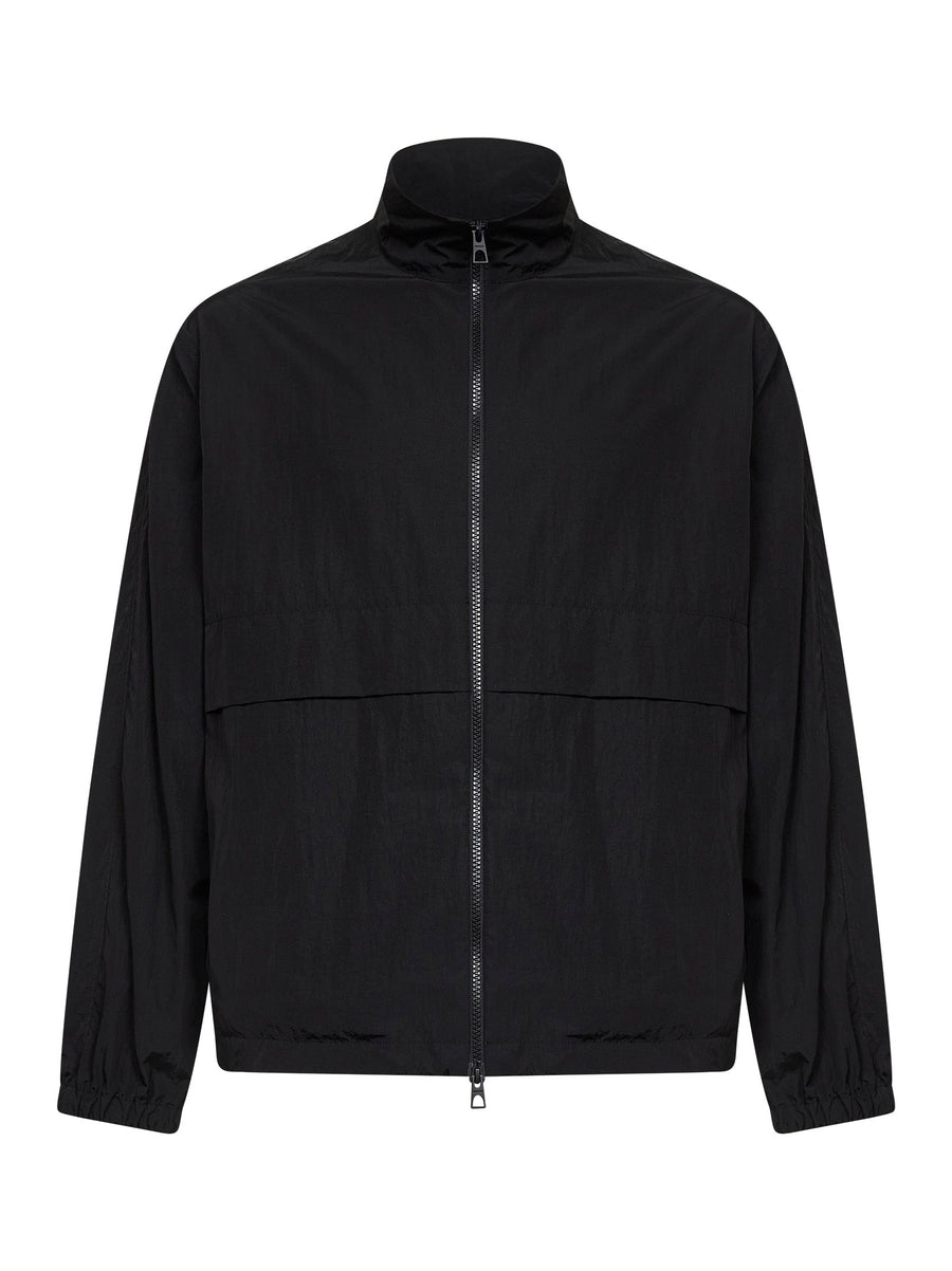 Packable Jacket Black Polyamide Bomber