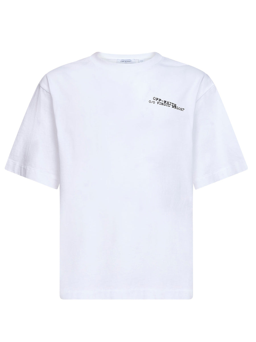 T-Shirt Type Arrow White Cotton T-shirts