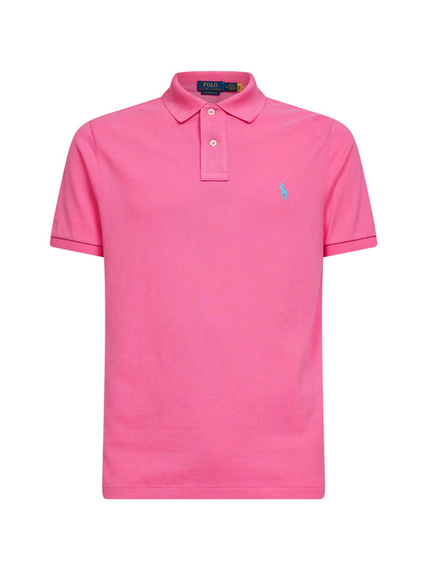 Polo Shirt Baja Pink Fuchsia Cotton