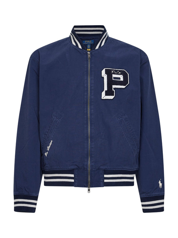 Sports Jacket Newport Navy Cotton Bomber