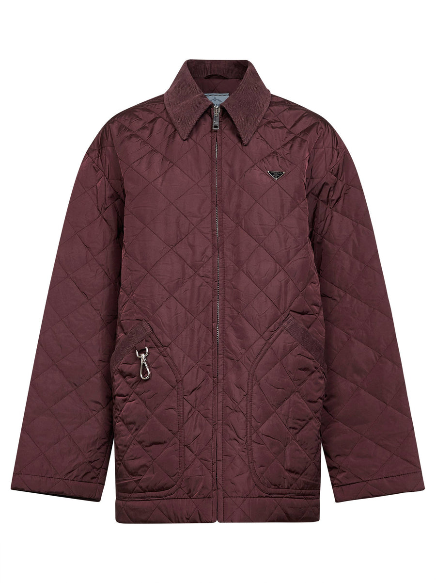 Garnet Re-Nylon Quilted Blouson Recycled Polyamide Bomber Jackets