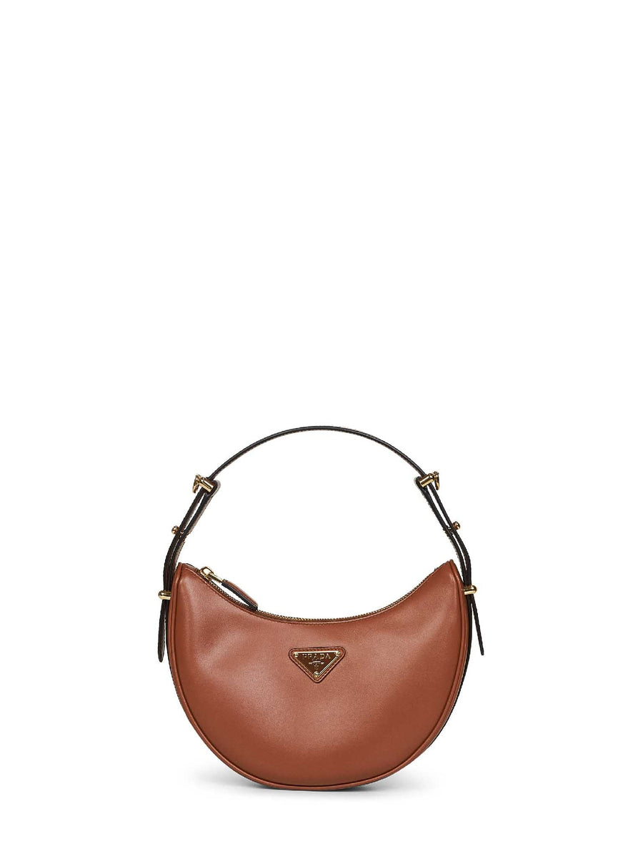 Cognac Small Shoulder Bag Calf Leather