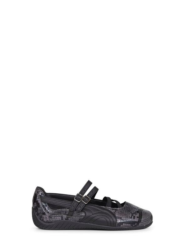 Sneakers Speedcat Snake Print Black Bovine Leather Trainers