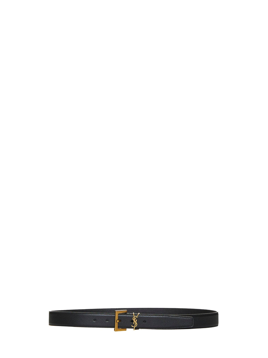 Belt Cassandre Smooth Leather Black Calfskin