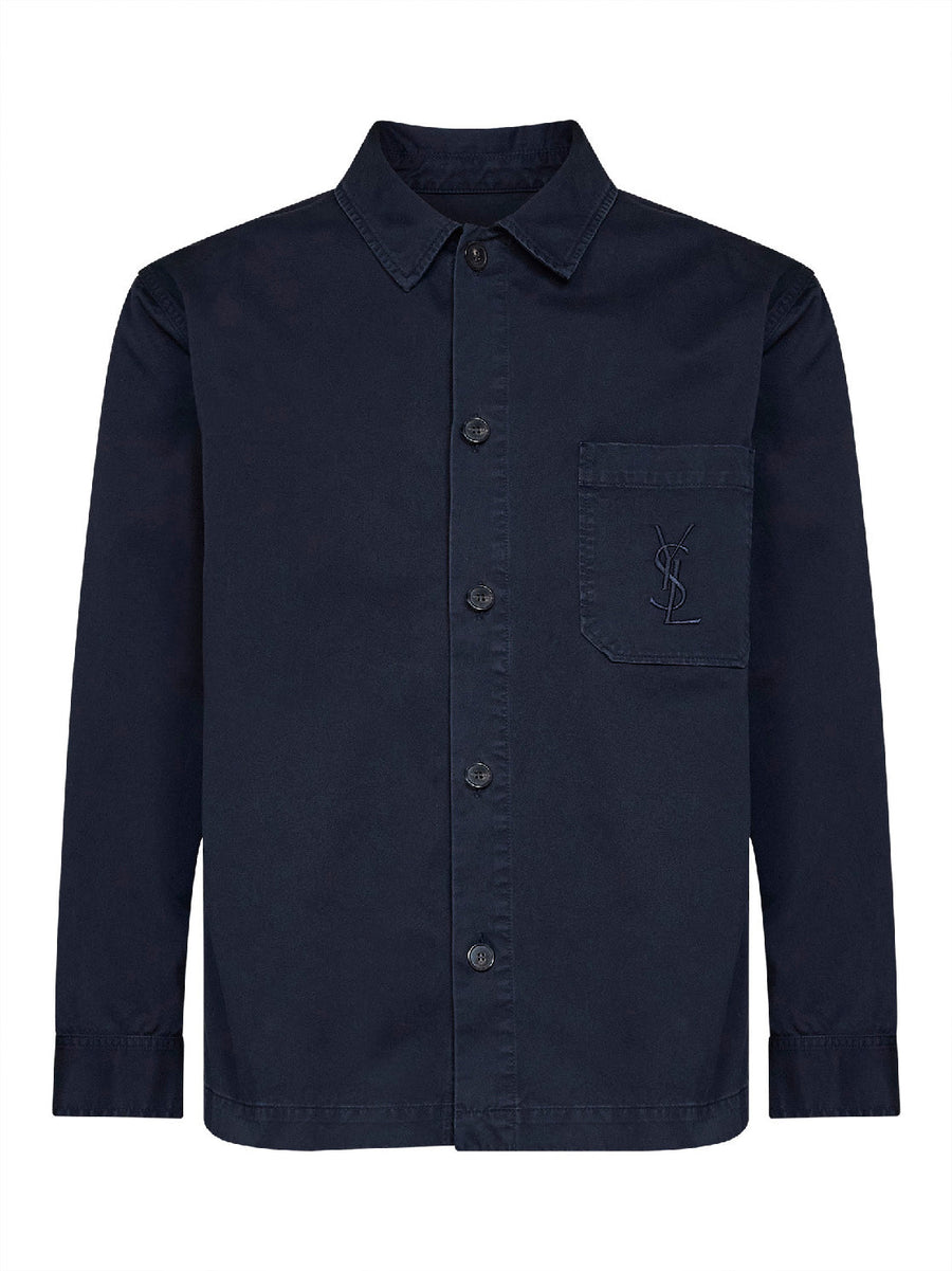 Overshirt Cassandre Blue Cotton Shirt