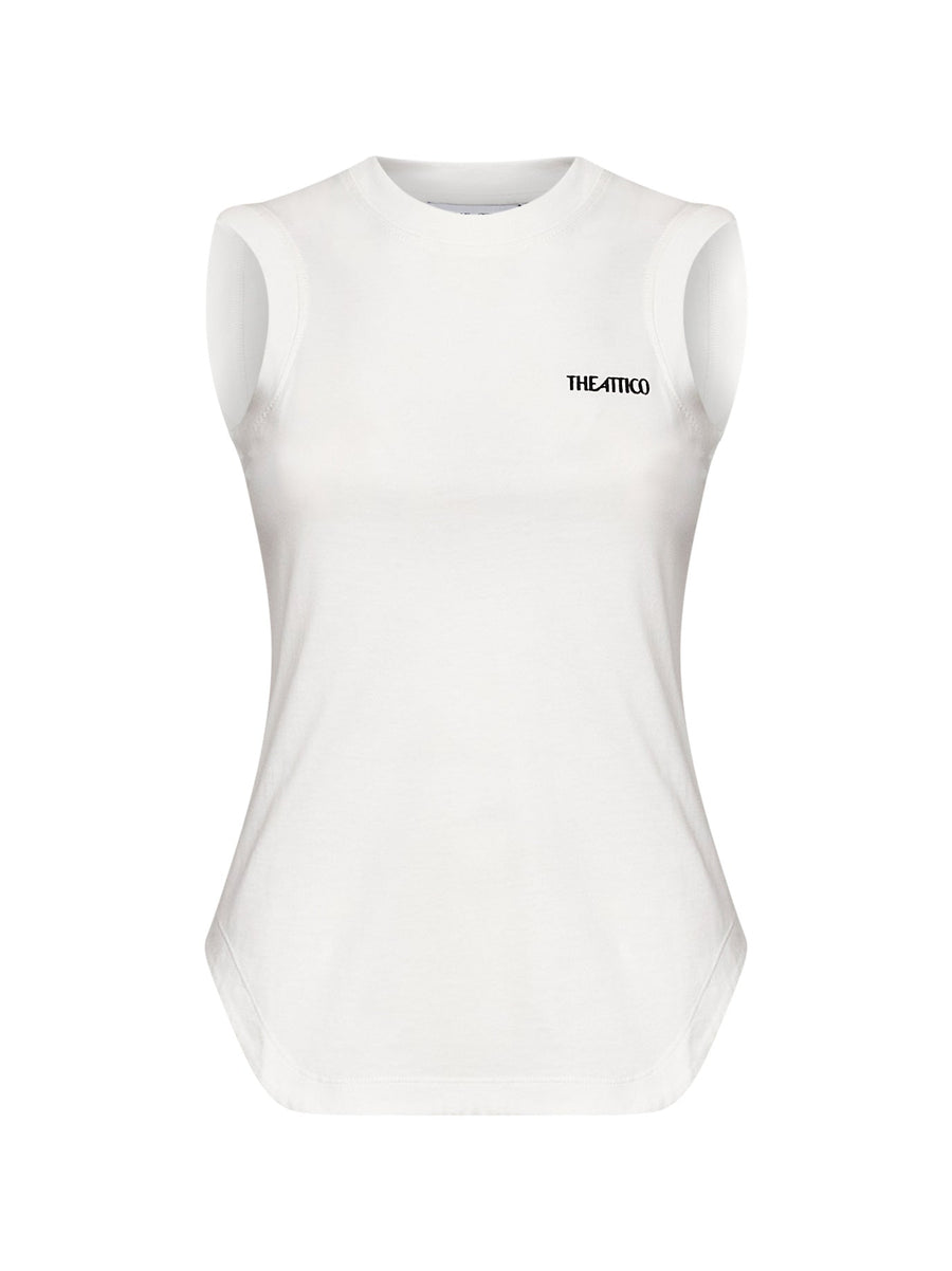 Tank Top Reese White Cotton