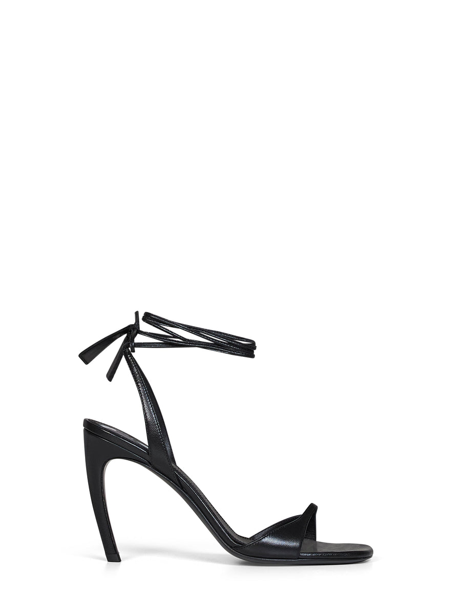 Sandals Ora Black Nappa Leather Calf