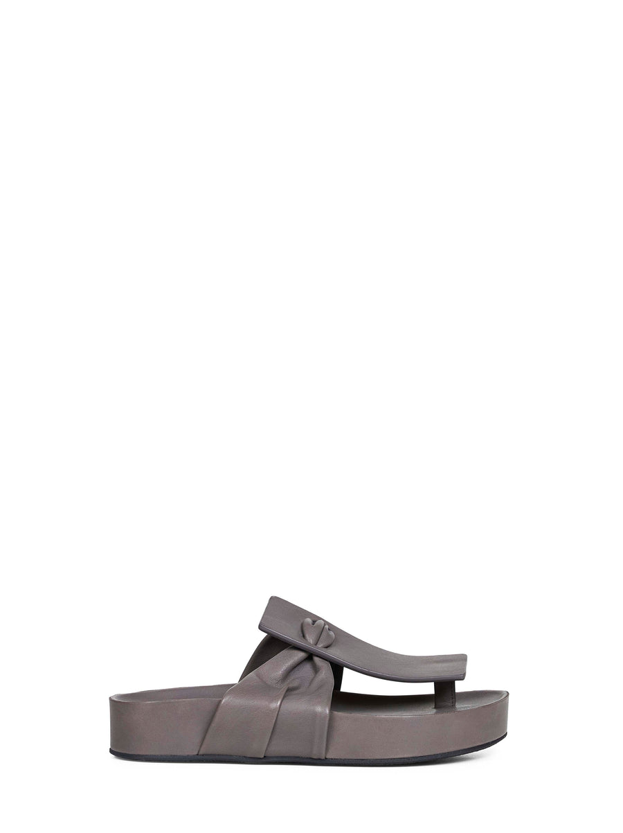 Sandals Square Fussbett Grey Synthetic Carbon Fibre
