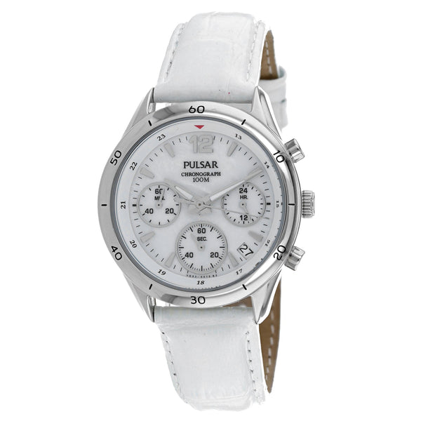 Pulsar Stainless steel case watch in white