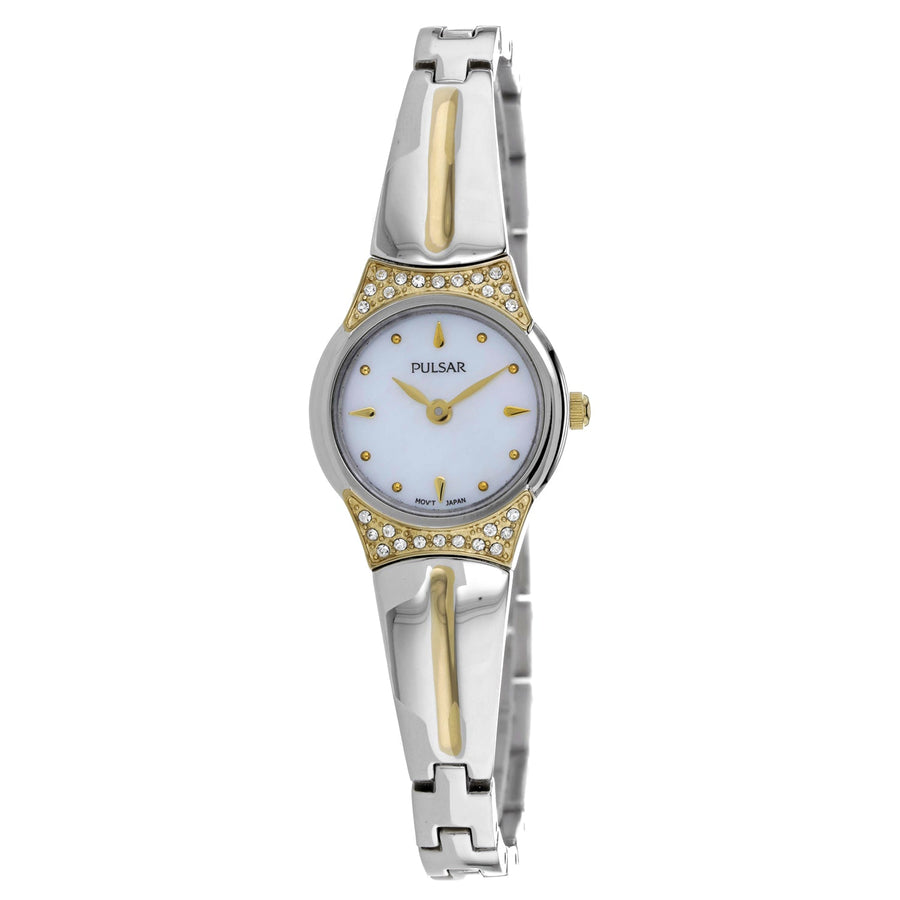 Pulsar Stainless steel case watch in silver