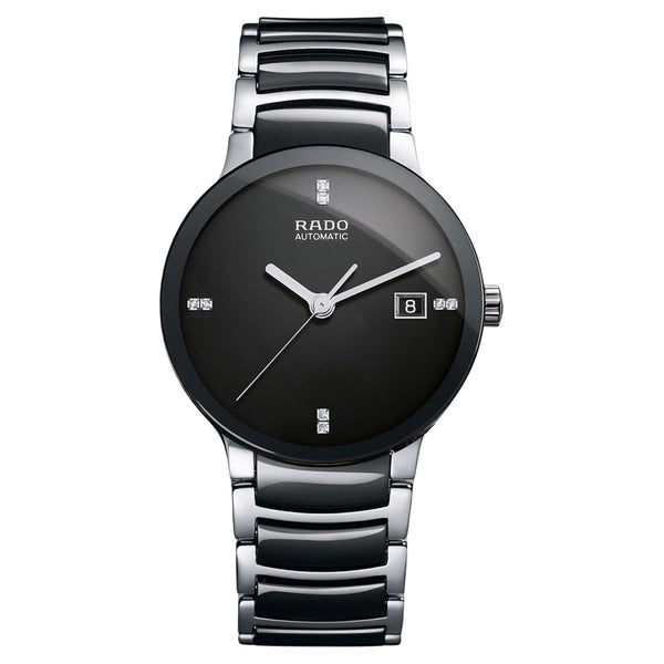 Rado Stainless steel case and bracelet watch in black