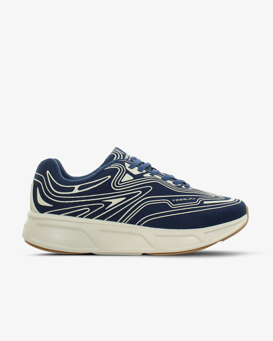 Fessura Italia FlySandwich mesh upper sneaker in navy