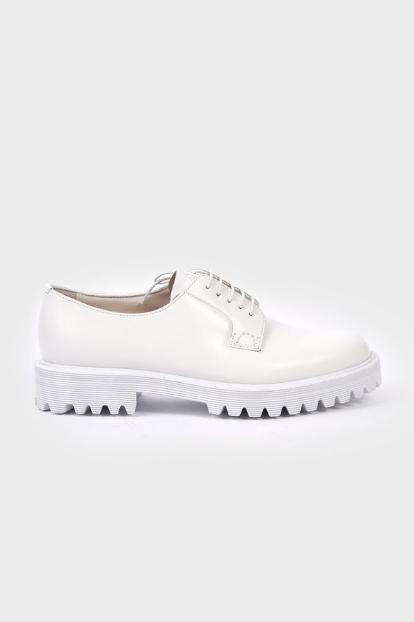 Church'S Leather oxford in white
