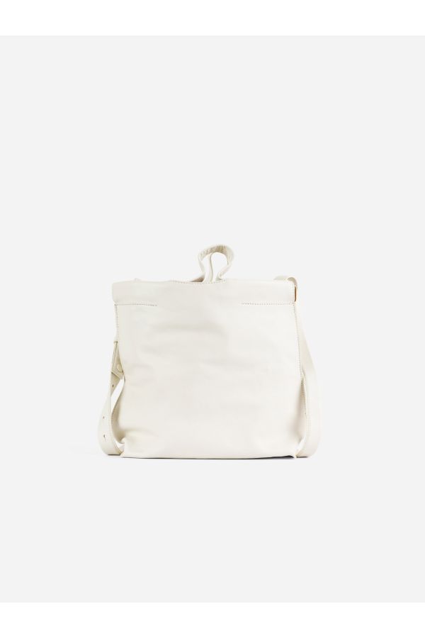 Bea Mombaers Mate Leather shoulder bag in white