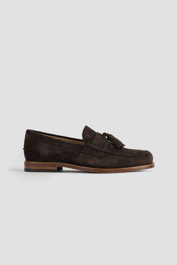 Tod's Suede upper loafer in brown