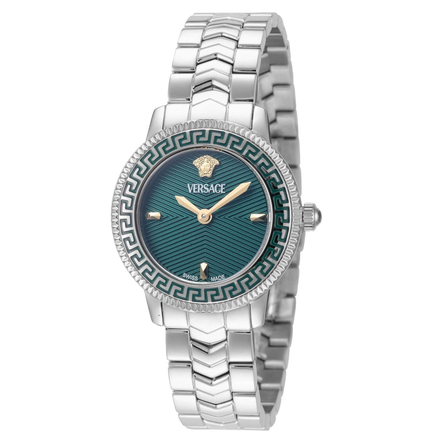 Versace Womens V-Icon Green