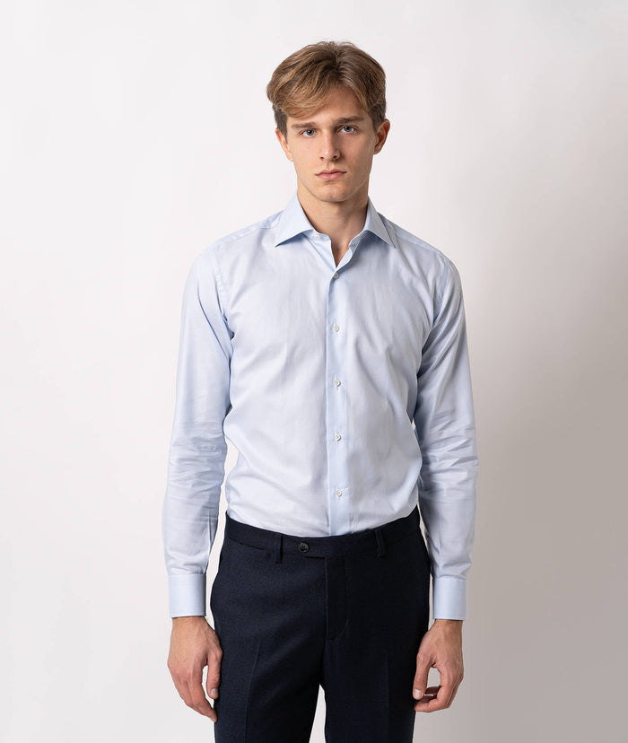Tailored Cotton Shirt Astoria Blue Classic