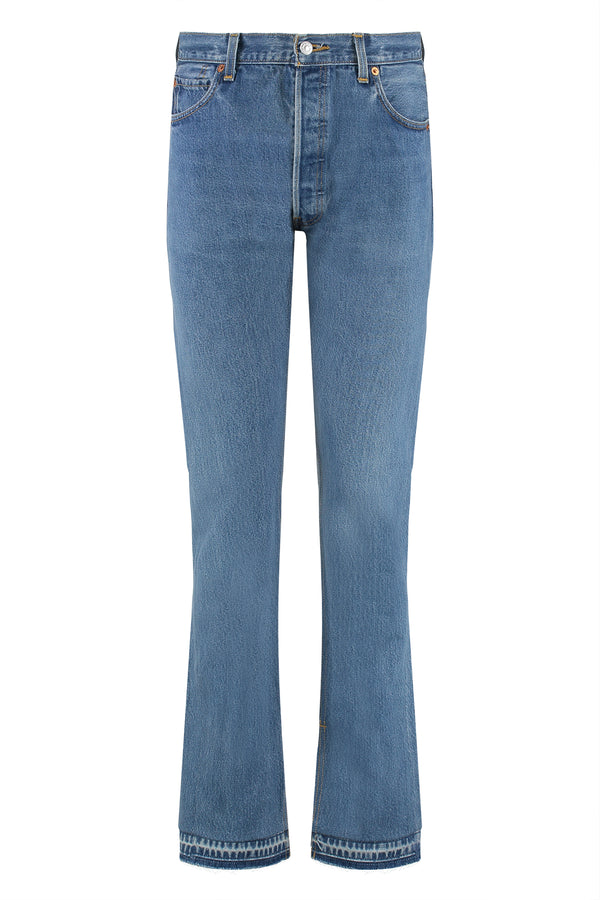 Re-Done X Levis High-Rise Skinny-Fit Jeans Denim Cotton Skinny