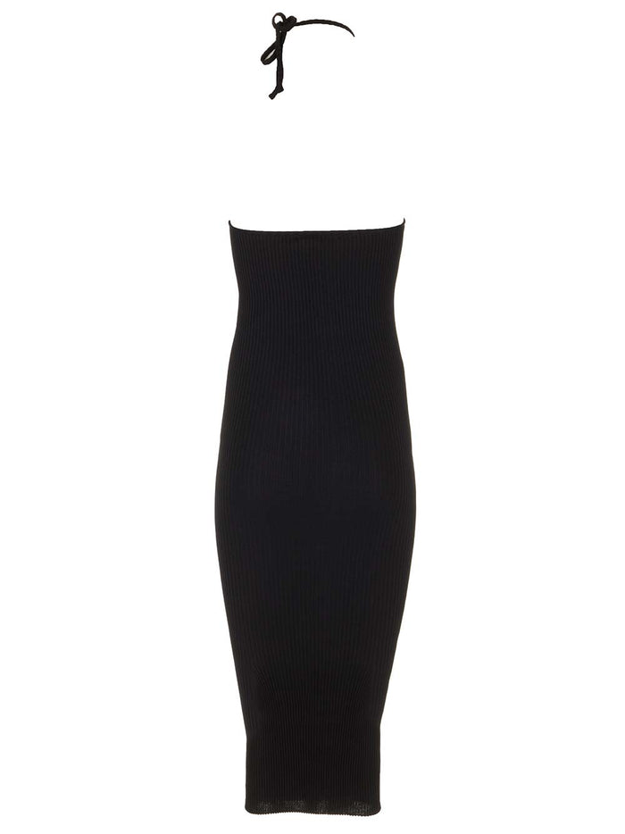 Ribbed Cotton Black Blend Co Dress