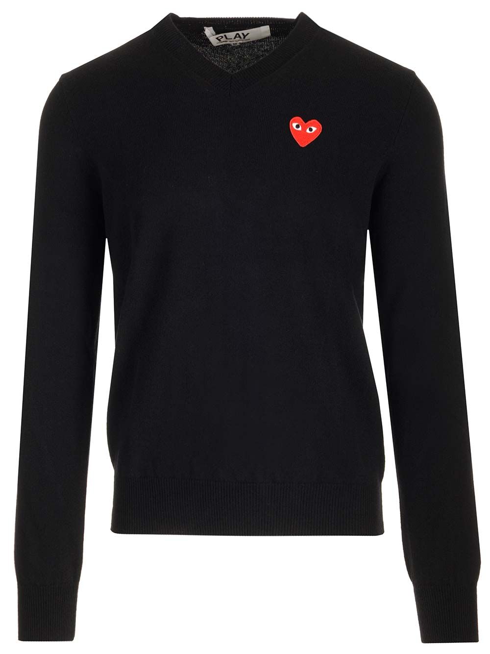 Crew Neck Wool Sweater Black