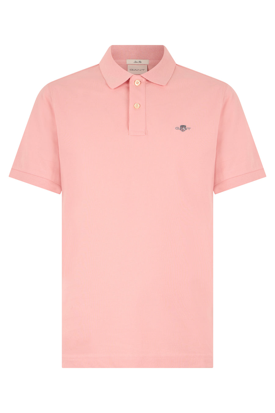 Polo Shirt Pink Cotton Piqué