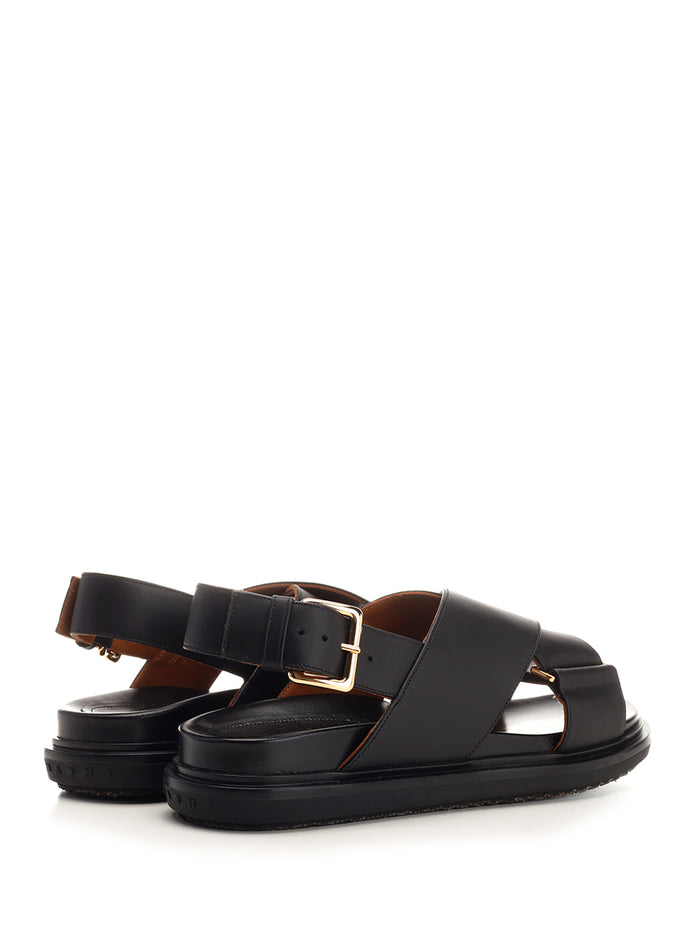 Fussbett Crossed Sandals Black