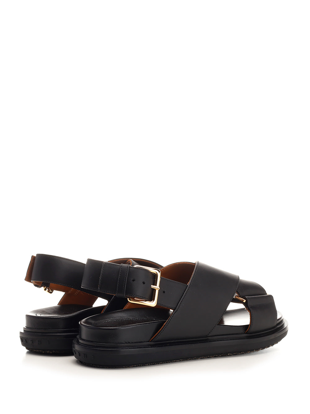 Fussbett crossed sandals Black