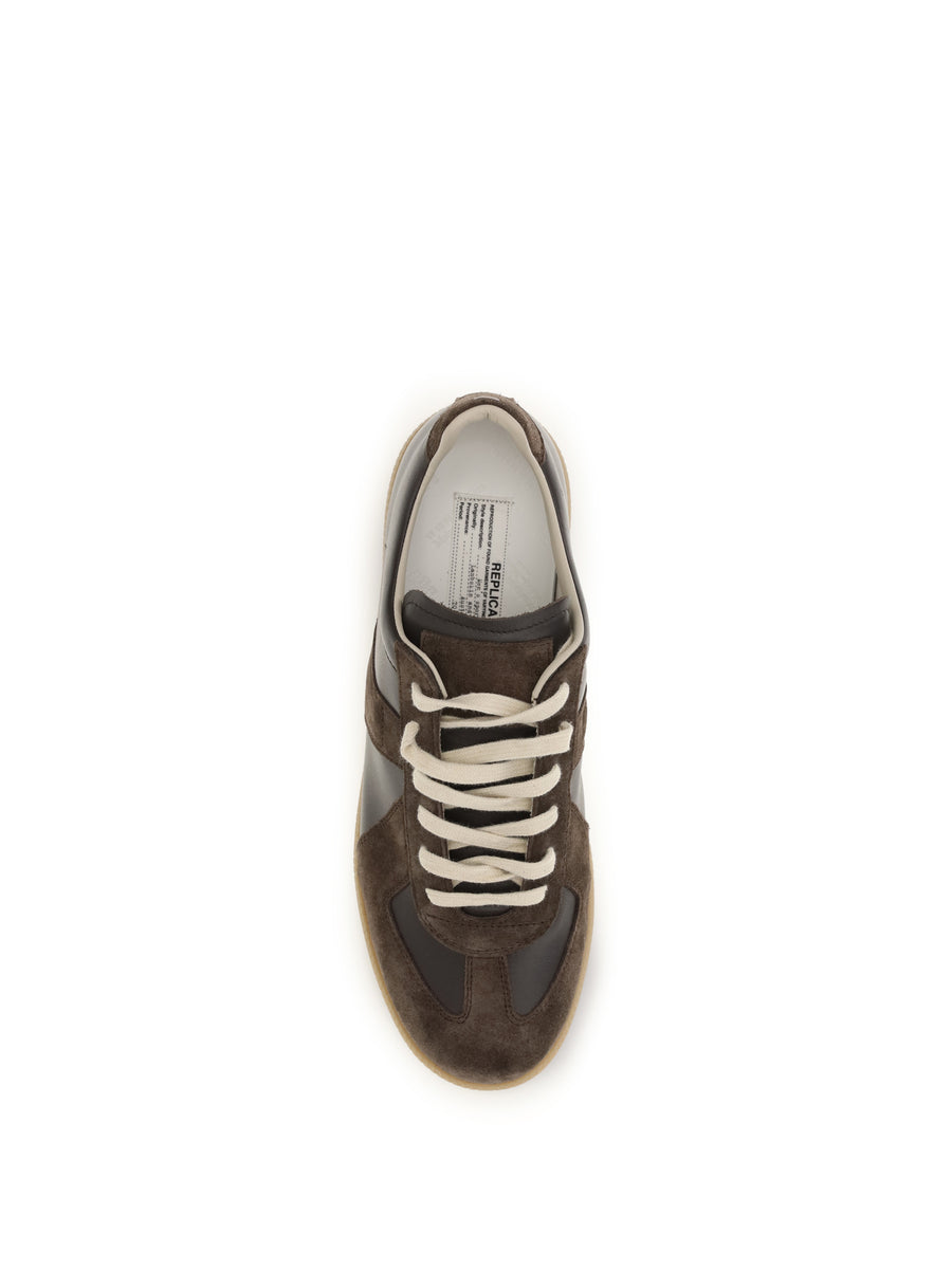 Leather Sneakers Turkish Coffee Trainers