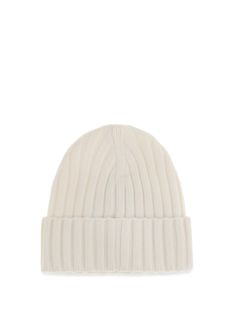 Wool Beanie White Merino Hat