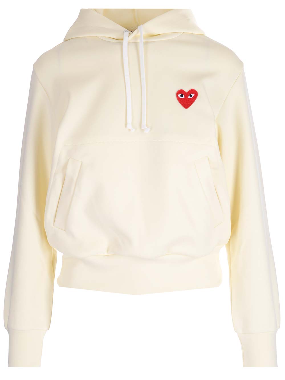 Classic-Style Hoodie White Polyester Sweatshirts