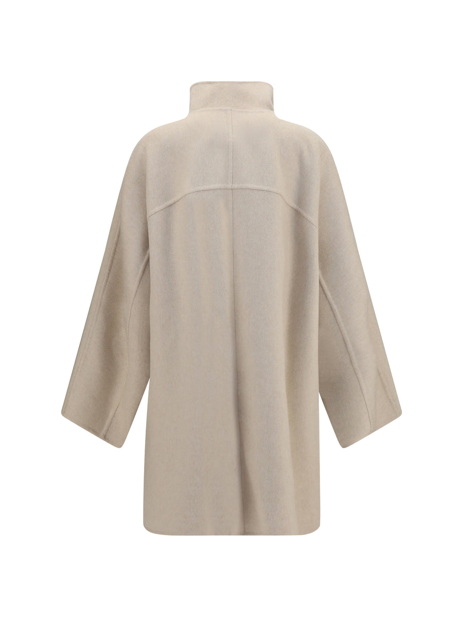 Coat Double-Face Cashmere Beige