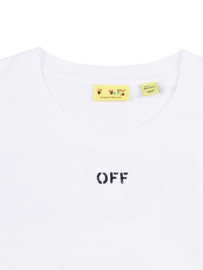 DIAG WATERCOLOR TEE S-S White Cotton Short Sleeves T-shirt