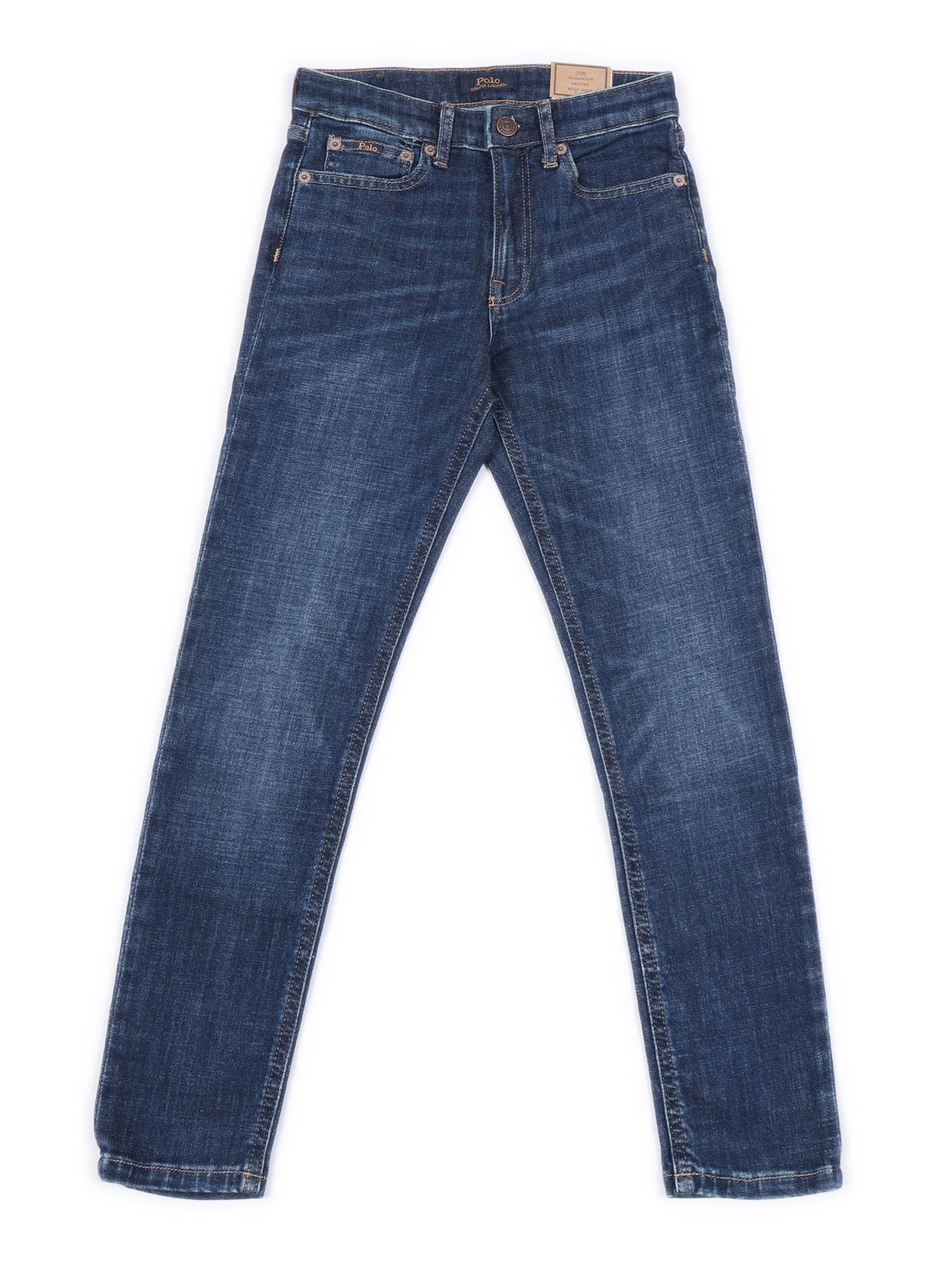 Tompkins Ski-Jeans-Skinny Blue Cotton Polyester Elastane