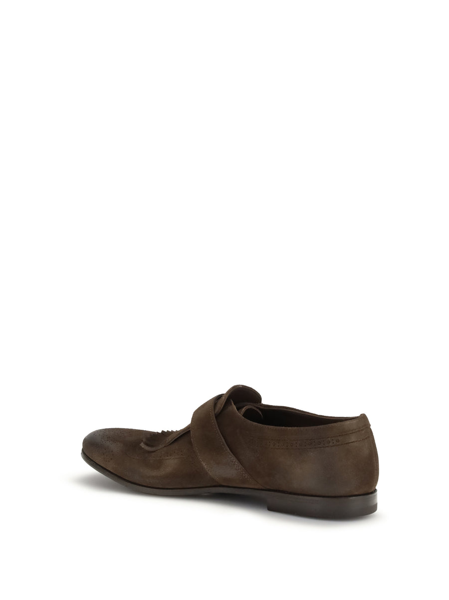 Loafers Shangai Suede Brown Upper