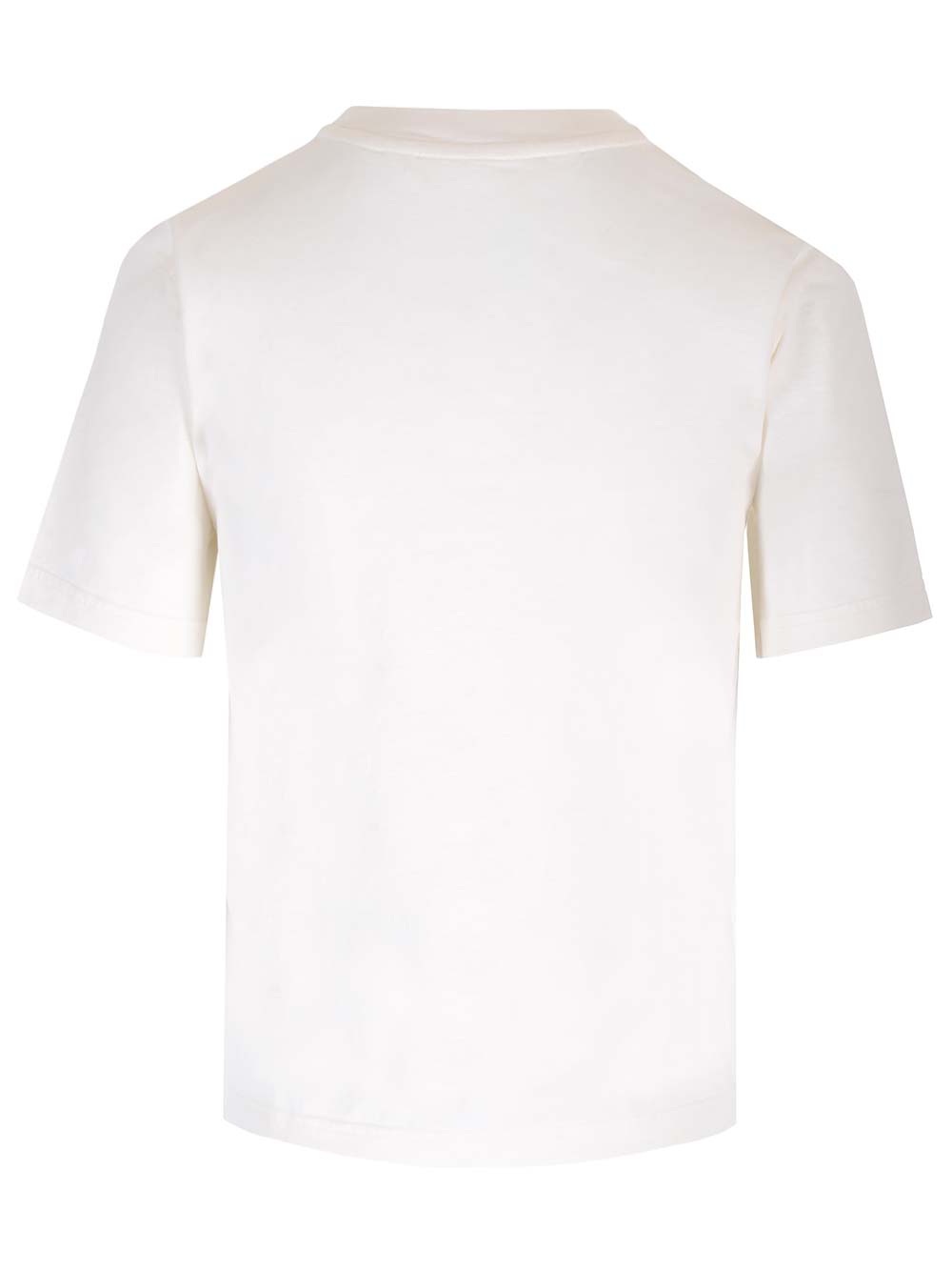 White T-Shirt With Monogram