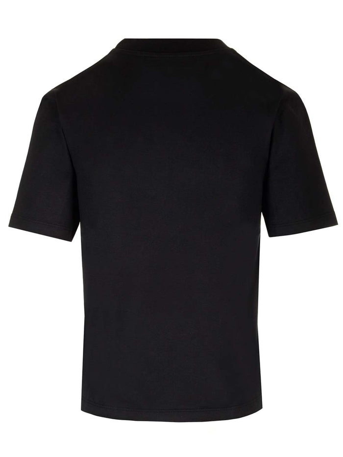 Black T-Shirt With Monogram