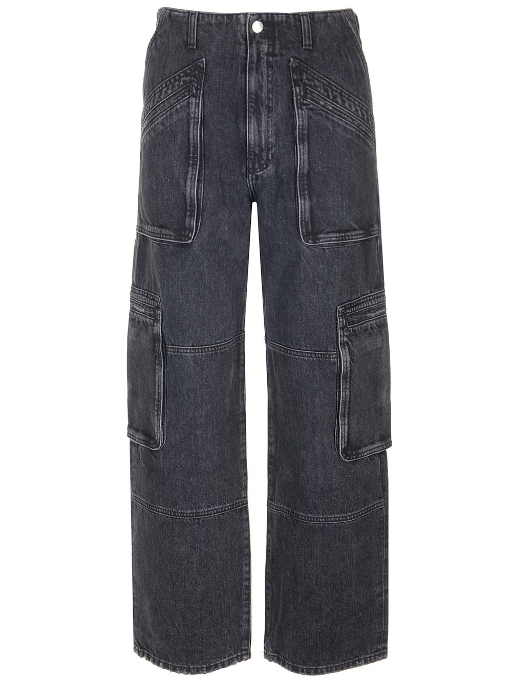 cargo jeans Black Denim Cotton