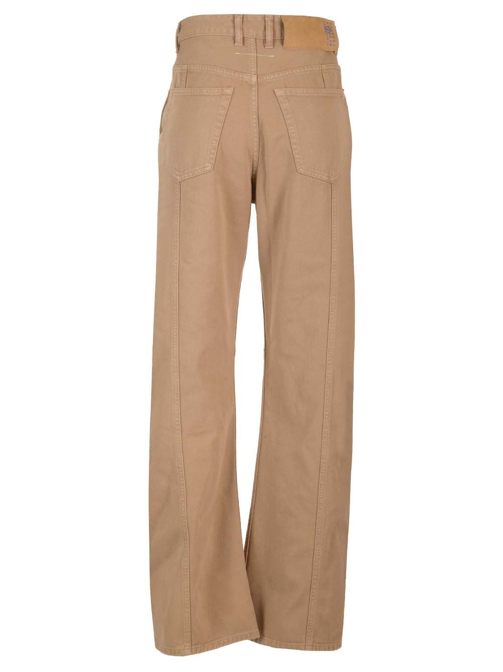 Trousers Cotton Twill Beige