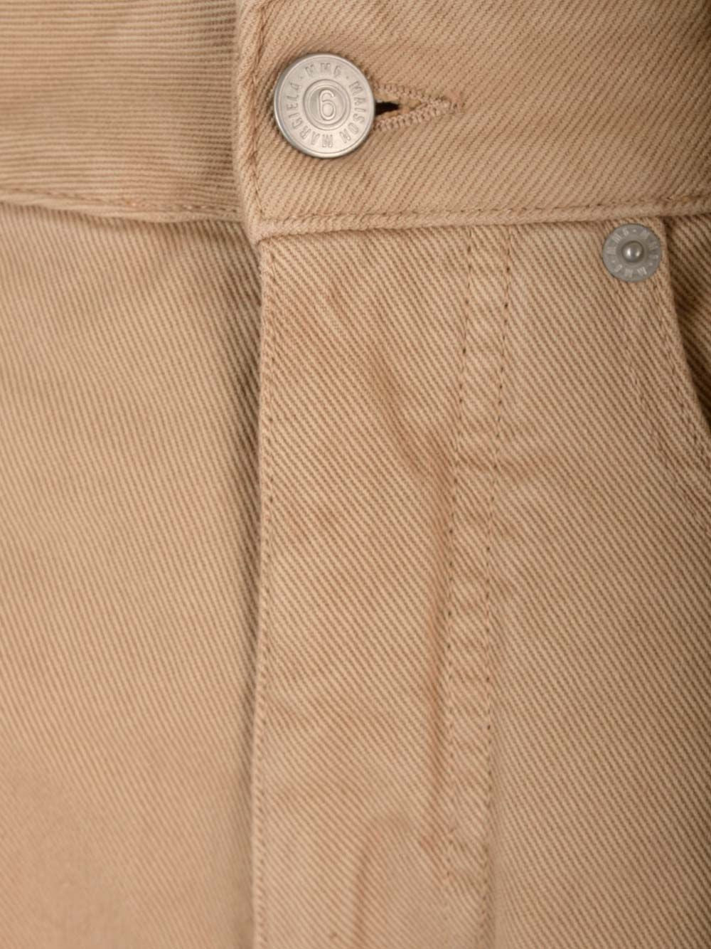 Trousers Cotton Twill Beige