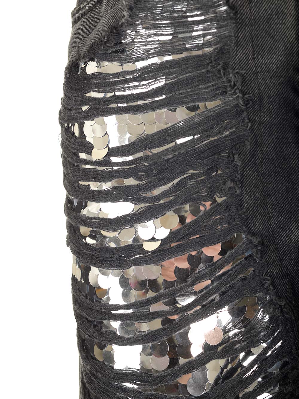 Karen distressed denim Black Jean