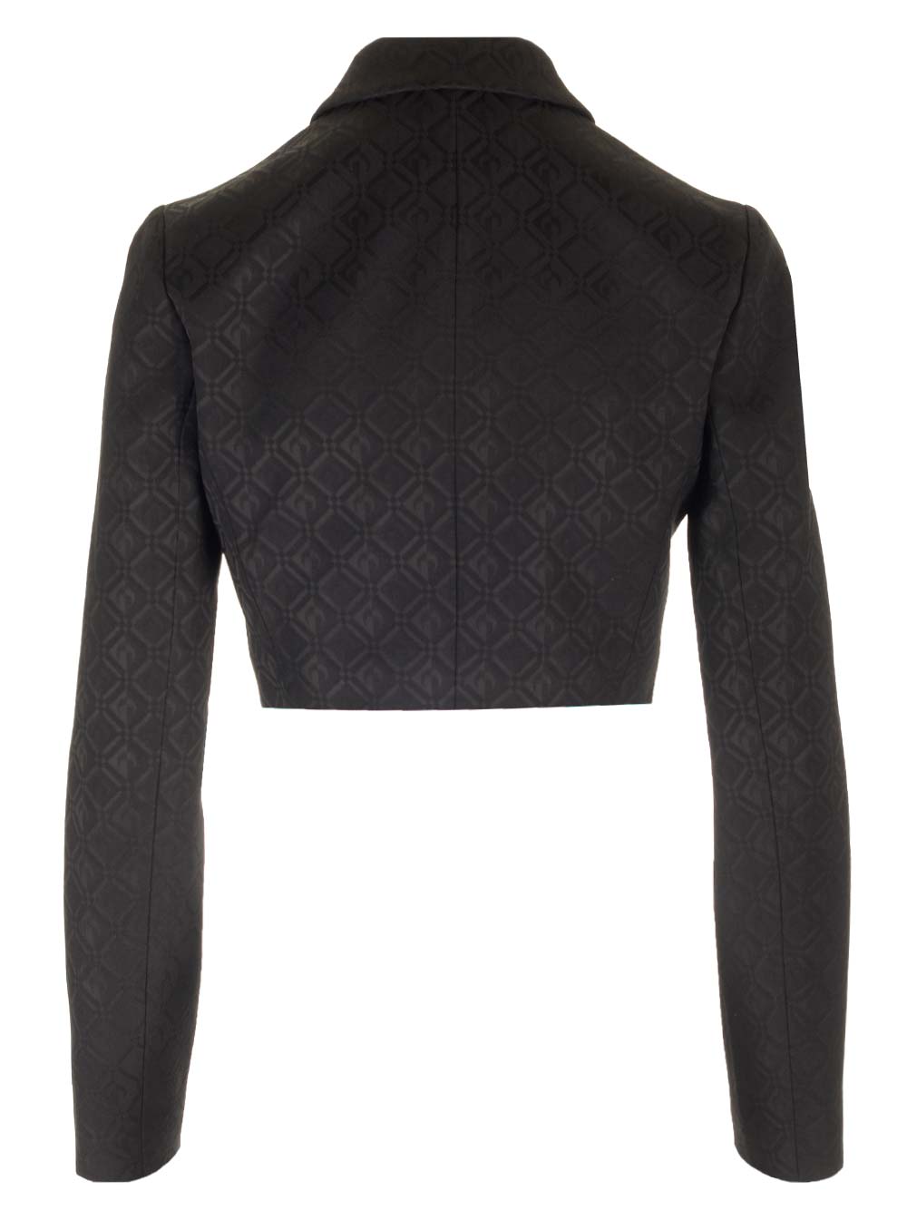 Moon diamond jacquard jacket Black Viscose